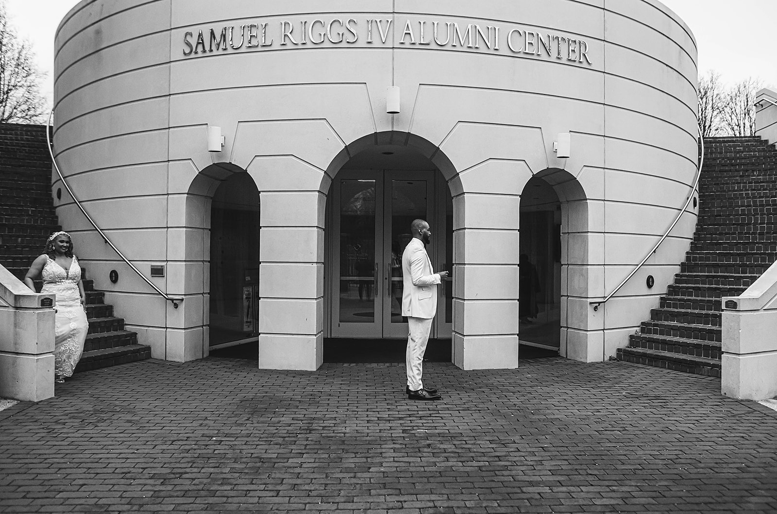 First look at alumni center in black and white